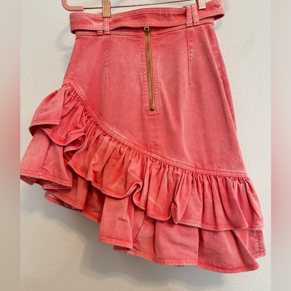 NWT Balmain Ruffle Asymmetric Skirt - Picture 3 of 5